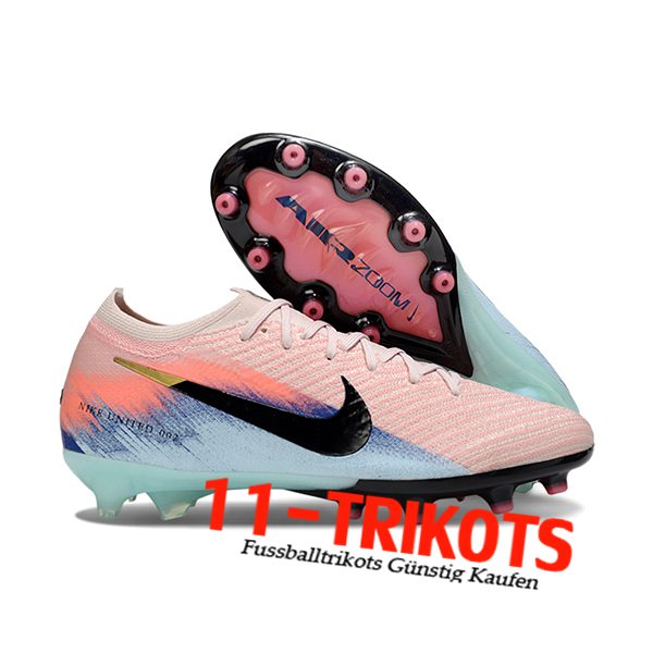 Nike Fussballschuhe AIR Zoom Mercurial Vapor 16 Elite XXV AG Rosa/Schwarz/Blau
