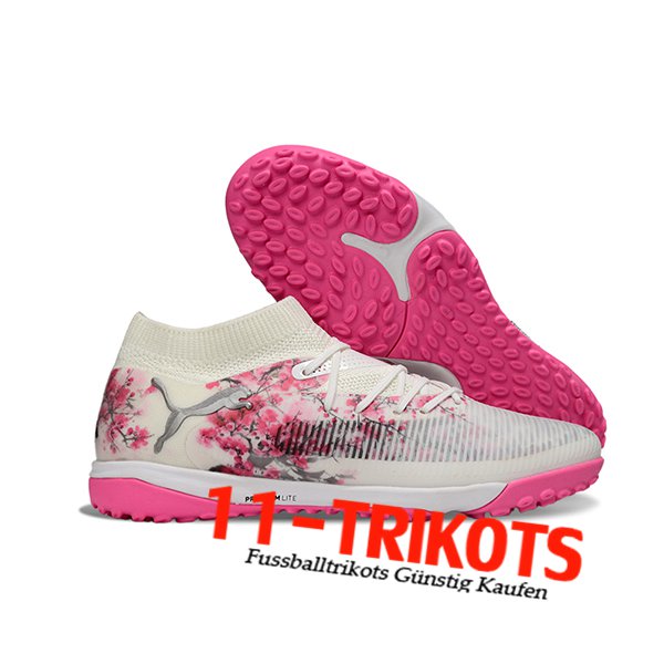 PUMA Fussballschuhe FUTURE 8 ULTIMATE TF Weiß/Rosa