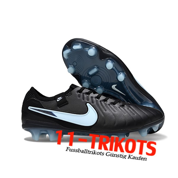 Nike Fussballschuhe Tiempo Legend X Elite FG Schwarz/Blau