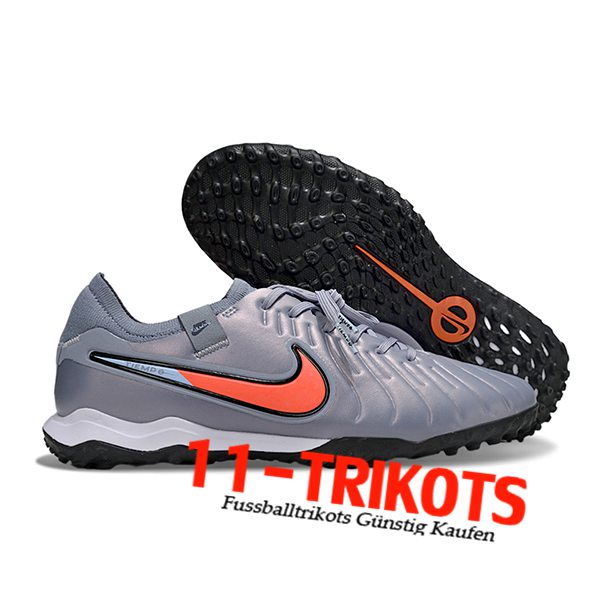 Nike Fussballschuhe Tiempo Legend X PRO TF Grau/Orange