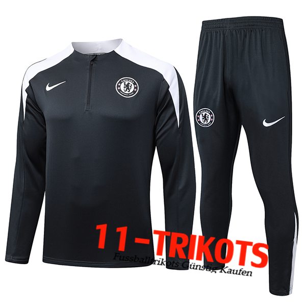 FC Chelsea Trainingsanzug Dunkelgrau 2025/2026