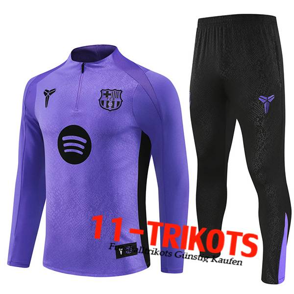 FC Barcelona Trainingsanzug lila/Schwarz 2025/2026