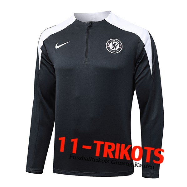 FC Chelsea Training Sweatshirt Dunkelgrau 2025/2026  FC Chelsea Training Sweatshirt Dunkelgrau 2025/2026