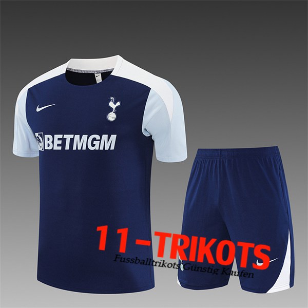 Tottenham Hotspur Trainingstrikot Kinder Blau/Grau/Weiß 2025/2026