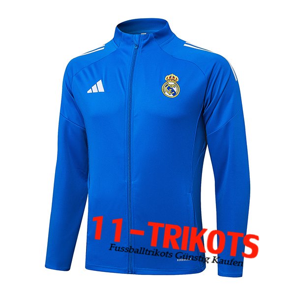 Real Madrid Trainingsjacke Blau 2025/2026