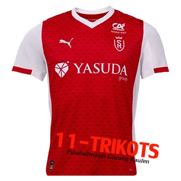 Neues Stade Reims Heimtrikot 2025/2026