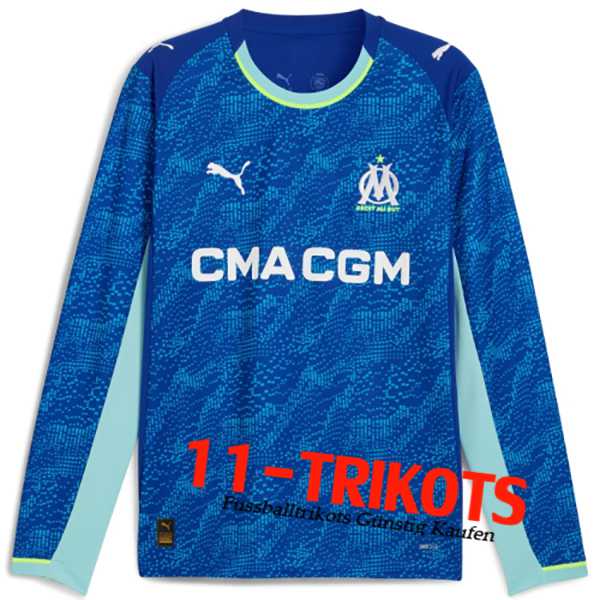 Neues Marseille OM Third Trikot Langarms 2025/2026