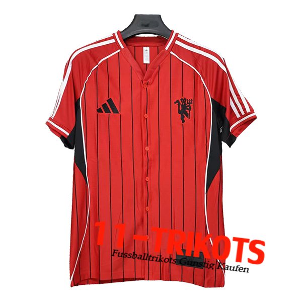 Manchester United Fussball Trikots Special Edition Rot/Schwarz 2025/2026