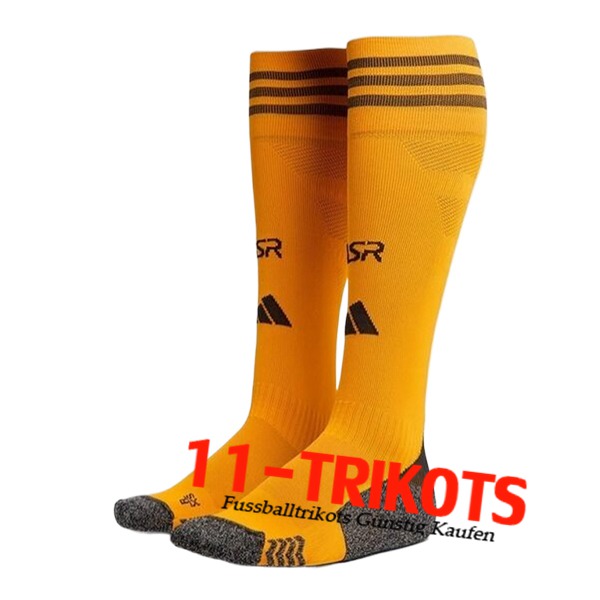 AS Rom Fussball Socken Auswärtstrikot 2025/2026
