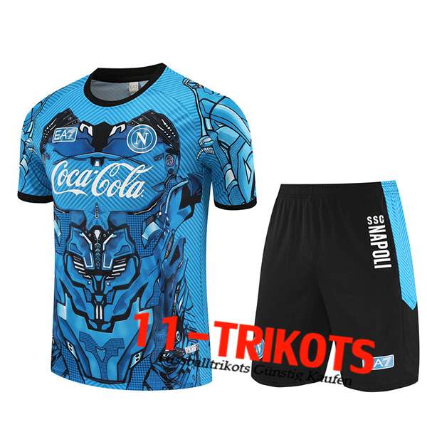 SSC Neapel Trainingstrikot Blau/Schwarz 2025/2026