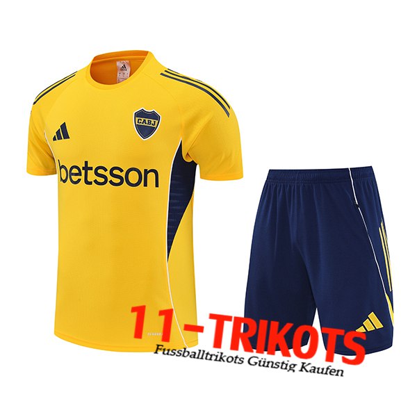 Boca Juniors Trainingstrikot Gelb/Blau 2025/2026