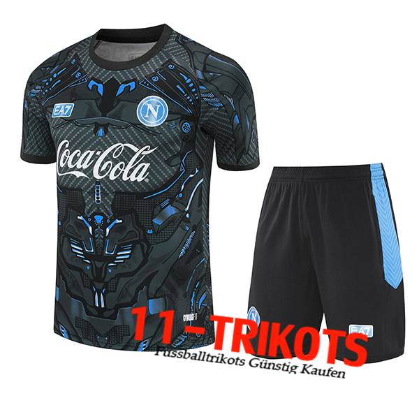 SSC Neapel Trainingstrikot Schwarz/Blau 2025/2026