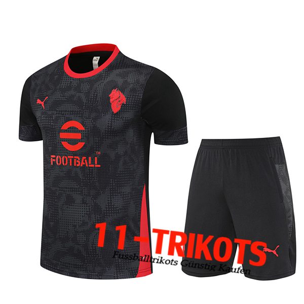 AC Milan Trainingstrikot Schwarz/Grau/Rot 2025/2026