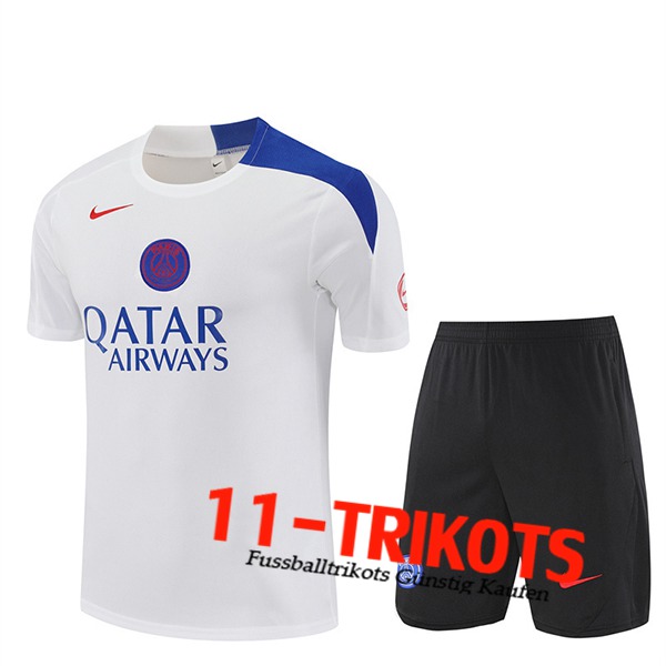 PSG Trainingstrikot Weiß/Blau 2025/2026