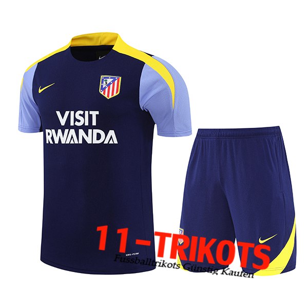 Atletico Madrid Trainingstrikot Blau/lila/Gelb 2025/2026