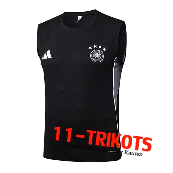 Deutschland Trainings-Tanktop Schwarz/Grau 2025/2026