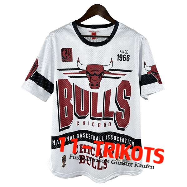 Chicago Bulls Retro 2025/26 Weiß/Rot/Schwarz