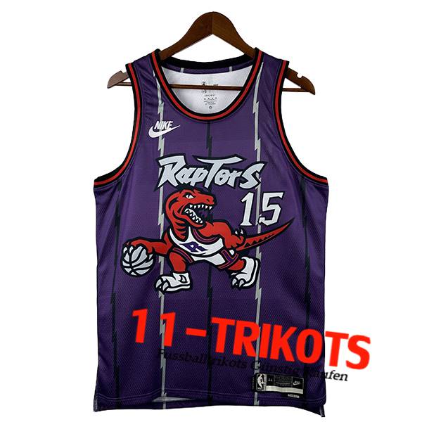 Toronto Raptors Trikot (CARTER #15) 2025/26 lila/Weiß