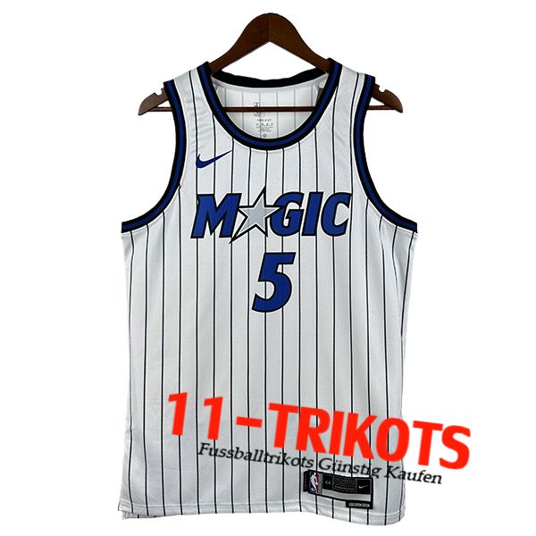 Orlando Magic Trikot (BANCHERO #5) 2025/26 Weiß/Blau/Schwarz