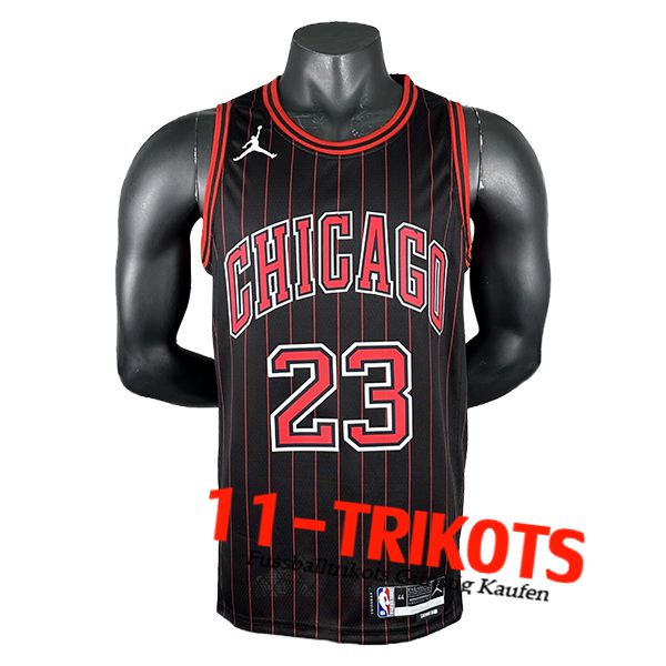 Chicago Bulls Trikot (JAMES #23) 2025/26 Schwarz/Rot