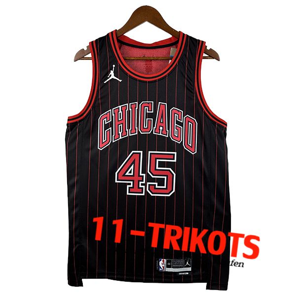 Chicago Bulls Trikot (JORDAN #45) 2025/26 Schwarz/Rot -02