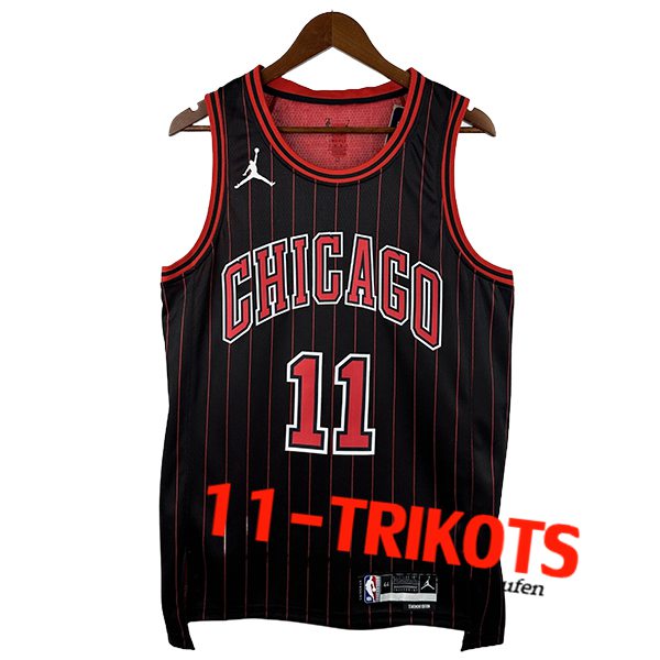 Chicago Bulls Trikot (DEROZAN #11) 2025/26 Schwarz/Rot -02