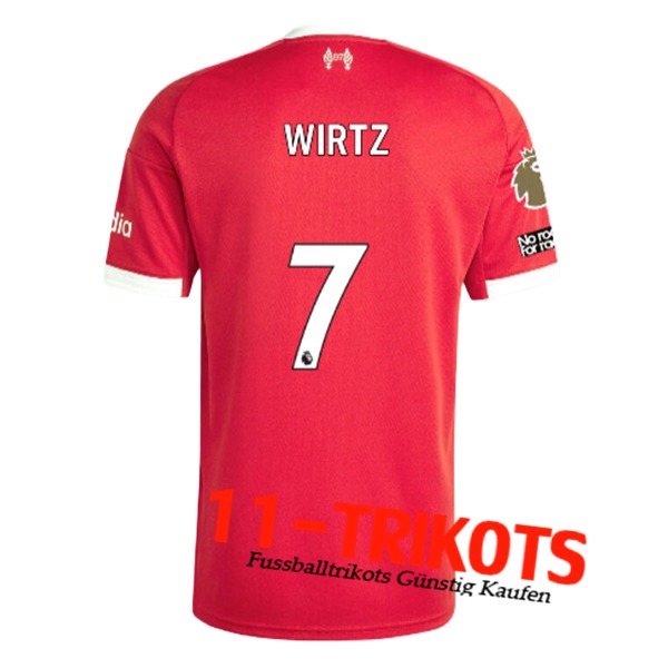 Liverpool (WIRTZ #7) 2025/2026 Heimtrikot