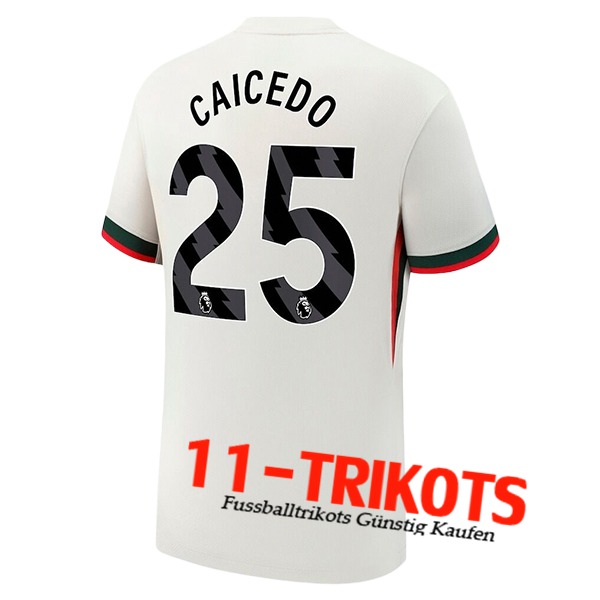 Chelsea (CAICEDO #25) 2025/2026 Auswärtstrikot