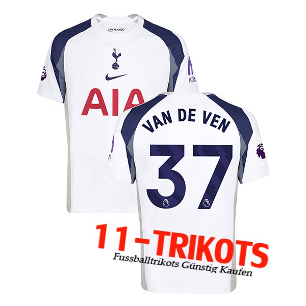 Tottenham Hotspur (VAN DE VEN #37) 2025/2026 Heimtrikot