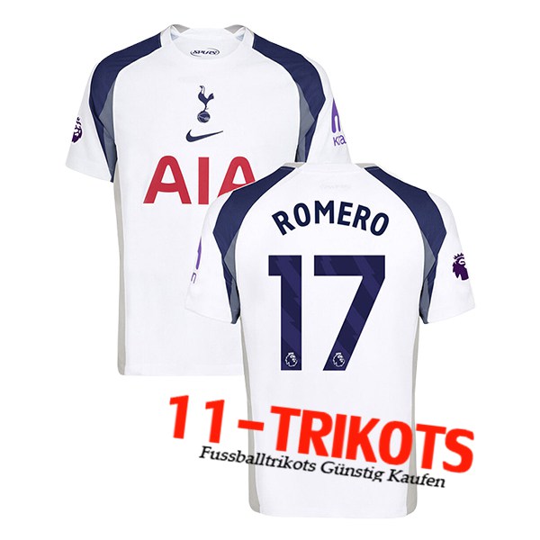 Tottenham Hotspur (ROMERO #17) 2025/2026 Heimtrikot