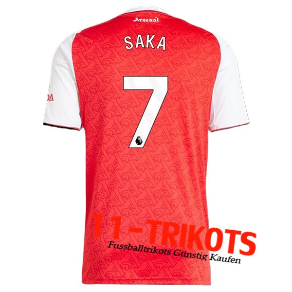 Arsenal (SAKA #7) 2025/2026 Heimtrikot