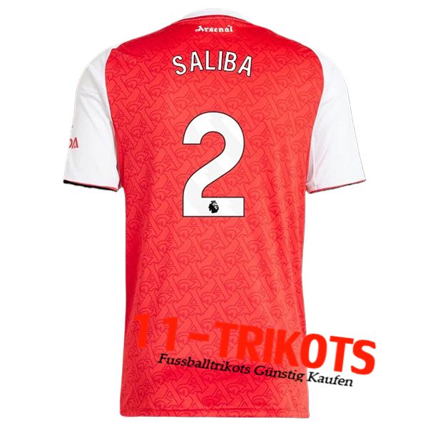 Arsenal (SALIBA #2) 2025/2026 Heimtrikot