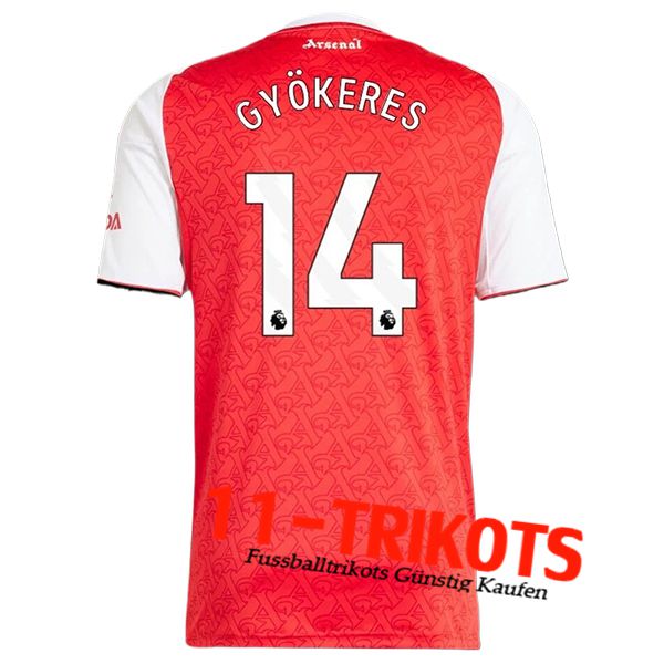 Arsenal (GYÖKERES #14) 2025/2026 Heimtrikot