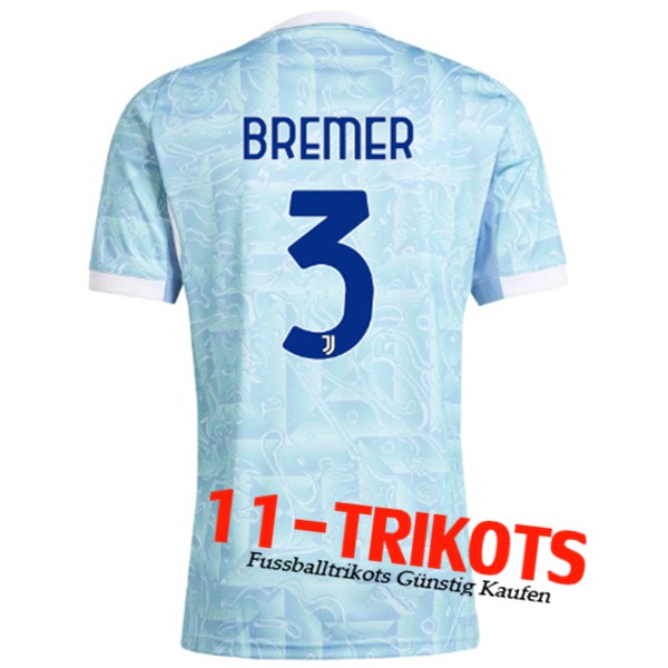 Juventus (BREMER #3) 2025/2026 Auswärtstrikot
