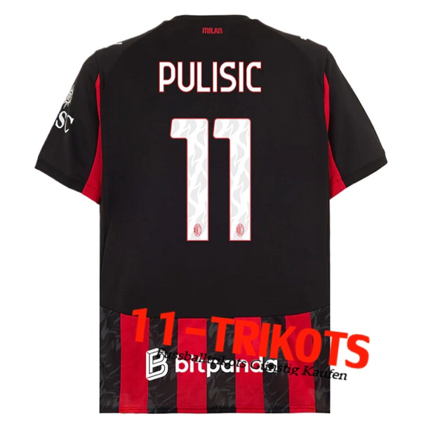 AC Milan (PULISIC #11) 2025/2026 Heimtrikot