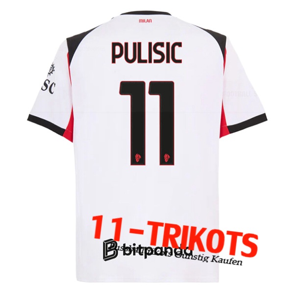 AC Milan (PULISIC #11) 2025/2026 Auswärtstrikot