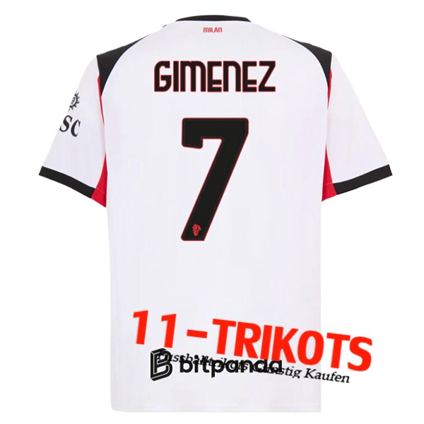 AC Milan (GIMENEZ #7) 2025/2026 Auswärtstrikot