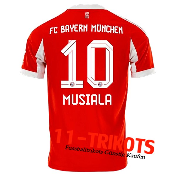Bayern Munchen (MUSIALA #10) 2025/2026 Heimtrikot