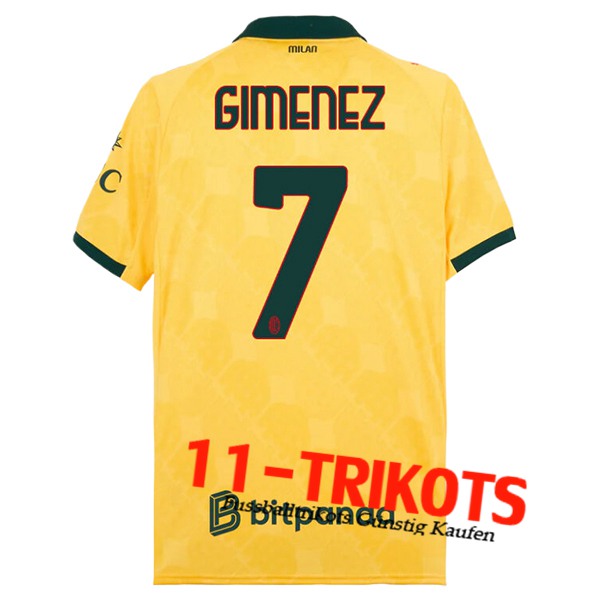 AC Milan (GIMENEZ #7) 2025/2026 Third Trikot