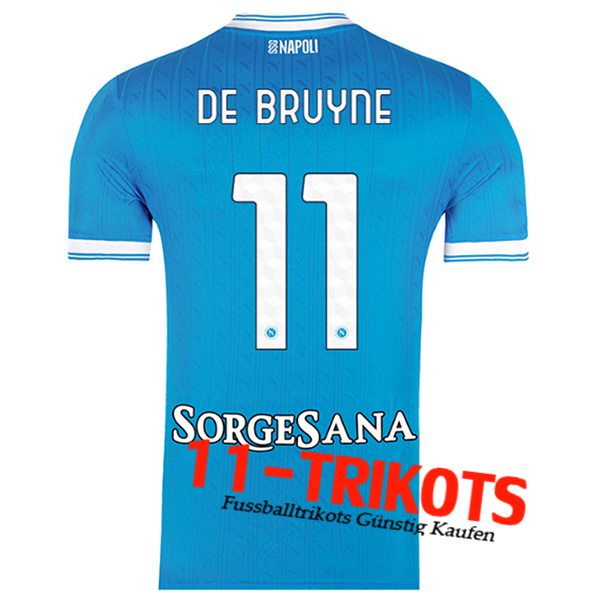 SSC Neapel (DE BRUYNE #11) 2025/2026 Heimtrikot
