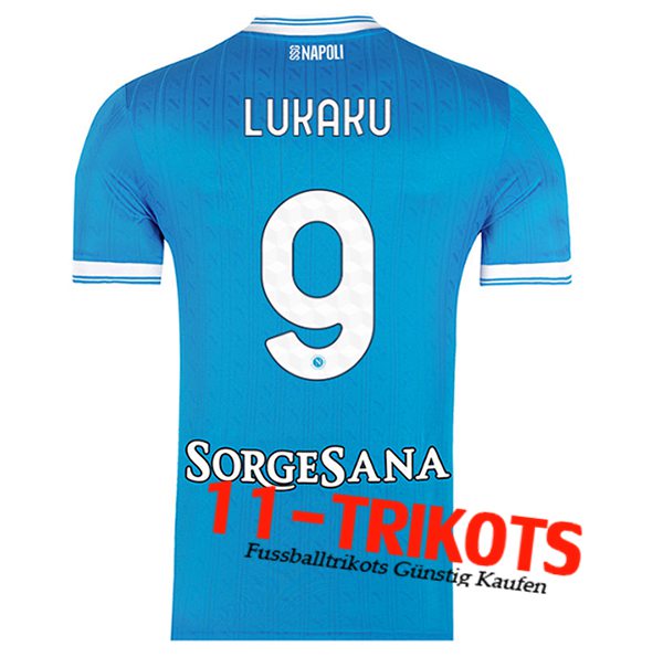 SSC Neapel (LUKAKU #9) 2025/2026 Heimtrikot
