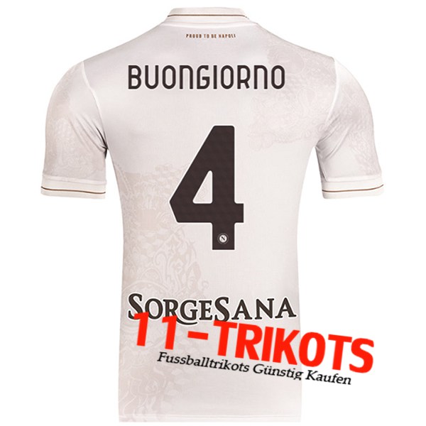 SSC Neapel (BUONGIORNO #4) 2025/2026 Auswärtstrikot