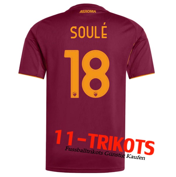AS Rom (SOULÉ #18) 2025/2026 Heimtrikot AS Rom (SOULÉ #18) 2025/2026 Heimtrikot