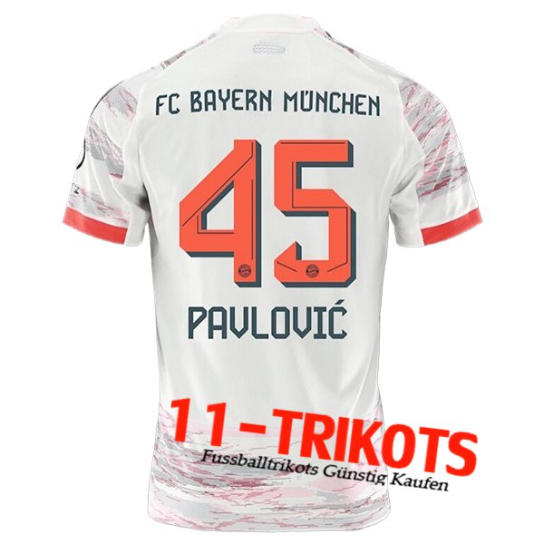 Bayern Munchen (PAVLOVIC #45) 2025/2026 Auswärtstrikot