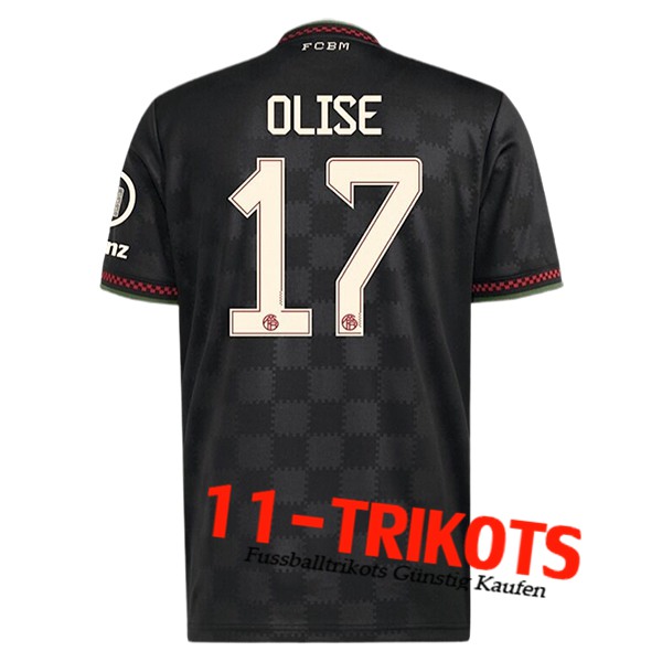 Bayern Munchen Fussball Trikots (OLISE #17) 2025/2026 Champions League
