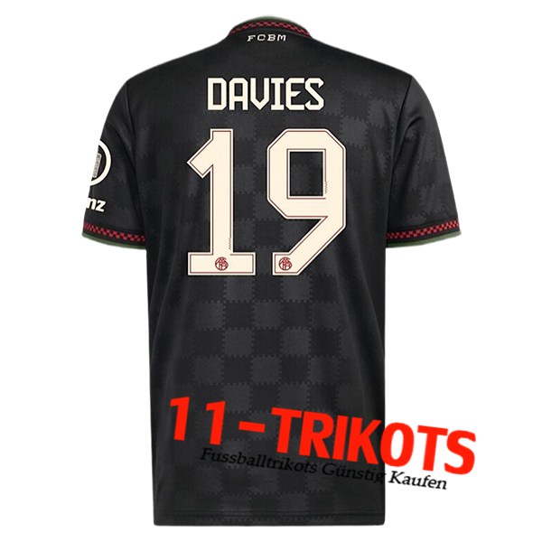Bayern Munchen Fussball Trikots (DAVIES #19) 2025/2026 Champions League