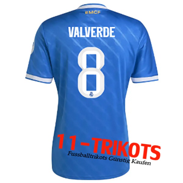 Real Madrid (VALVERDE #8) 2025/2026 Third Trikot