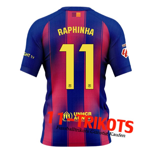 Barcelona (RAPHINHA #11) 2025/2026 Heimtrikot