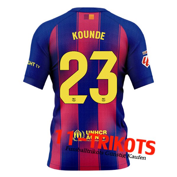 Barcelona (KOUNDE #23) 2025/2026 Heimtrikot
