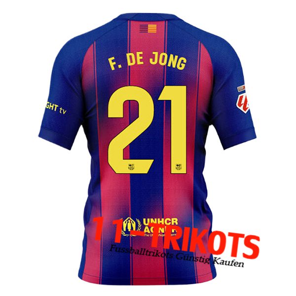 Barcelona (F. DE JONG #21) 2025/2026 Heimtrikot
